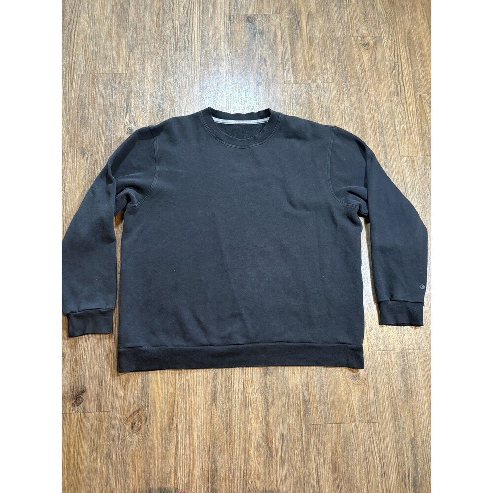 Lululemon Men's Crewneck Sweatshirt Size XL Black
